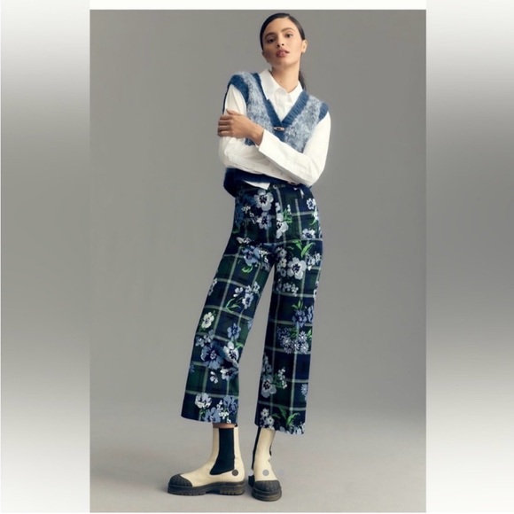 Anthropologie The Colette Wide-Leg Pants 25 TALL - Picture 3 of 7